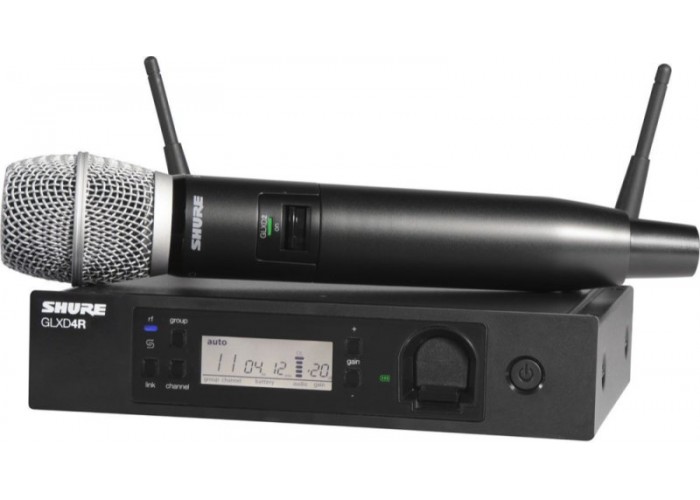 SHURE GLXD24RE/SM86 Z2 2.4 GHz рэковая цифровая радиосистема GLXD Advanced с ручным передатчиком SM8