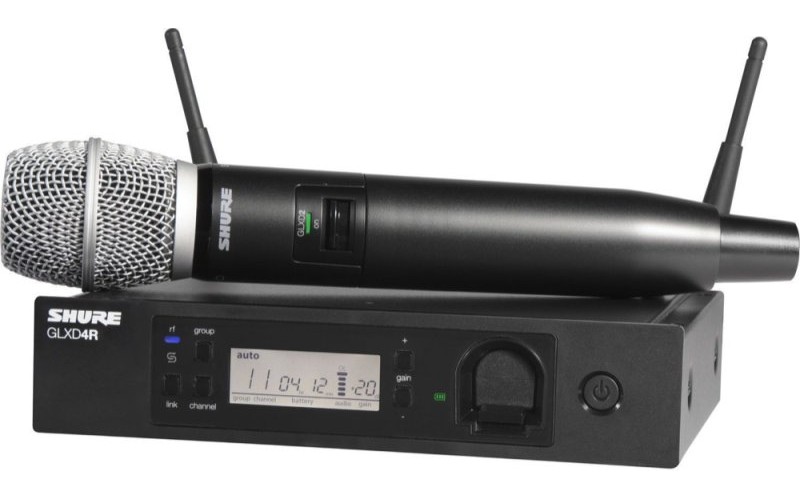 SHURE GLXD24RE/SM86 Z2 2.4 GHz рэковая цифровая радиосистема GLXD Advanced с ручным передатчиком SM8