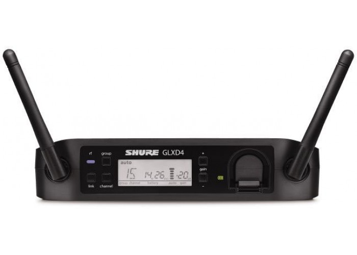 SHURE GLXD4E Z2 2.4 GHz цифровой приемник для цифровых радиосистем SM и BETA