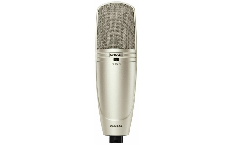 SHURE KSM44A/SL студийный конденсаторный микрофон с алюминиевым кофром и гибким креплением