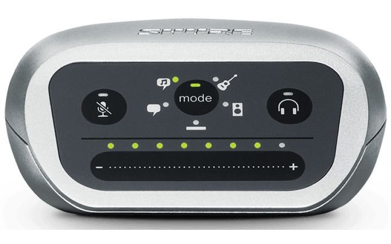 SHURE MOTIV MVI/A-LTG цифровой аудиоинтерфейс для записи на компьютер и устройства Apple