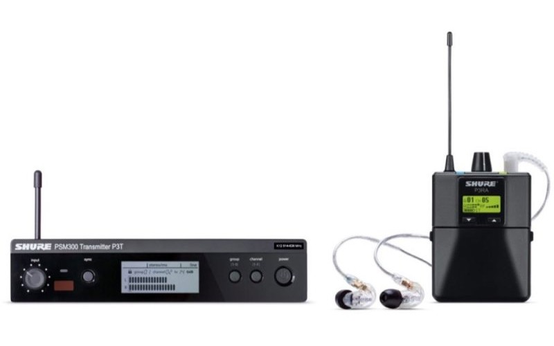SHURE P3TERA215CL M16 686-710 MHz беспроводная система персонального мониторинга PSM300 с наушниками