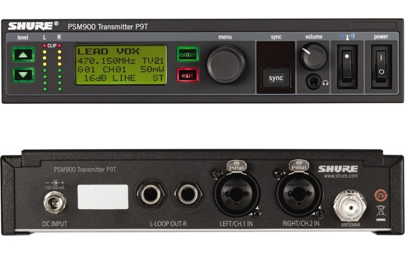 SHURE P9TE L6E 656 - 692 MHz передатчик мониторной системы PSM900