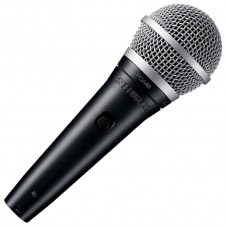 SHURE PGA48-QTR-E - кардиоидный вокальный микрофон c выключателем, с кабелем XLR - jack 1/4