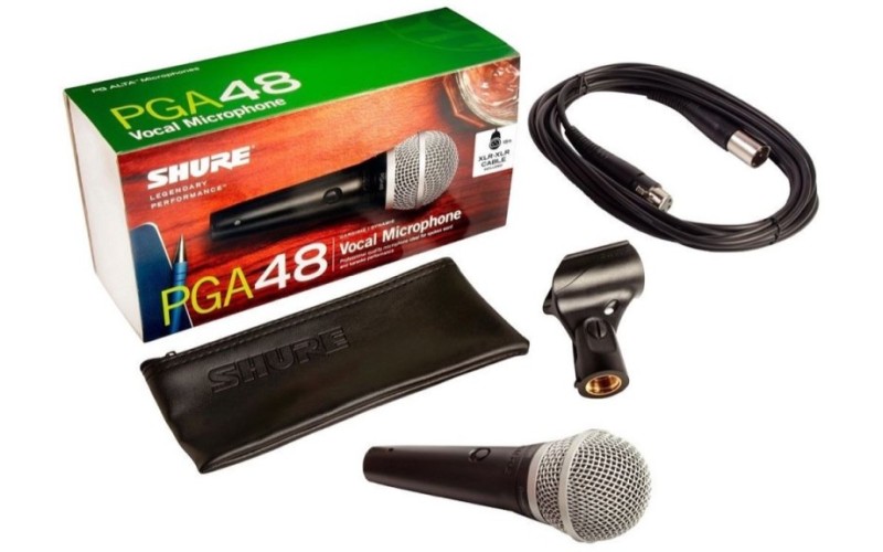 SHURE PGA48-XLR-E - кардиоидный вокальный микрофон c выключателем