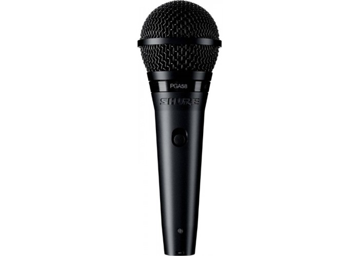 SHURE PGA58-XLR-E - кардиоидный вокальный микрофон c выключателем