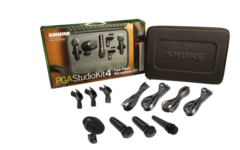 SHURE PGADRUMKIT4 комплект из 4 микрофонов для ударных