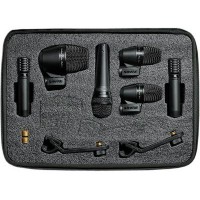 SHURE PGADRUMKIT6 набор микрофонов для ударных, включает 1 PGA52, 2 PGA56s, 1 PGA 57 и 2 PGA81s
