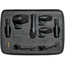 SHURE PGADRUMKIT6 набор микрофонов для ударных, включает 1 PGA52, 2 PGA56s, 1 PGA 57 и 2 PGA81s