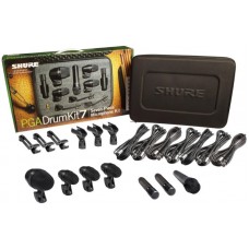 SHURE PGADRUMKIT7 набор микрофонов для ударных, включает в себя: PGA52 х 1, PGA56 х 3, PGA57 х 1, PG