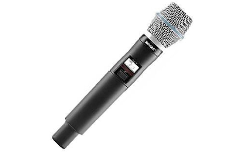 SHURE QLXD2/B87A K51 606 - 670 MHz ручной передатчик серии QLXD с капсюлем микрофона BETA87A