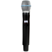 SHURE QLXD2/B87A P51 710 - 782 MHz ручной передатчик серии QLXD с капсюлем микрофона BETA87A SHURE QLXD2/B87A P51 710 - 782 MHz ручной передатчик серии QLXD с капсюлем микрофона BETA87A
