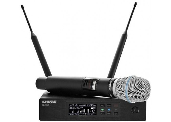 SHURE QLXD24E/B87A P51 710 - 782 MHz вокальная радиосистема с ручным передатчиком BETA87A