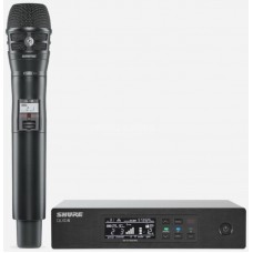 SHURE QLXD24E/K8B P51 710 - 782 MHz вокальная радиосистема с ручным передатчиком KSM8