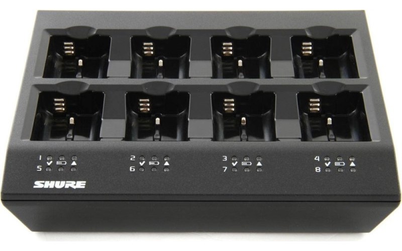 SHURE SBC800E Зарядное устройство для 8-ми передатчиков/аккумуляторов ULXD