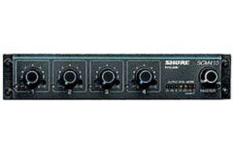 SHURE SCM410E 4-х канальный автоматический микрофонный микшер