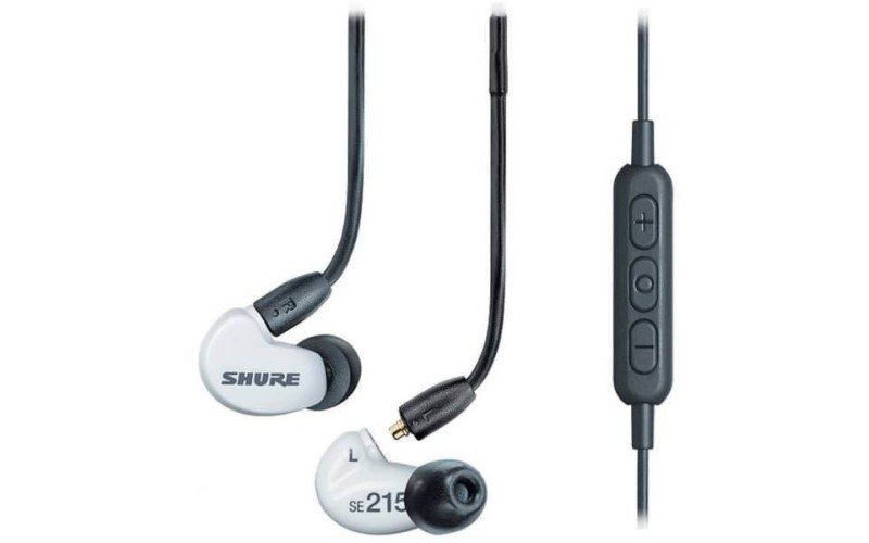 SHURE SE215SPE-W-UNI-EFS Наушники внутриканальные (наушники вставные) с одним драйвером, цвет белый.