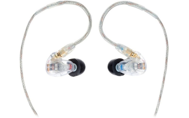 SHURE SE315-CL-EFS наушники внутриканальные (наушники вставные) с одним драйвером, прозрачные, отсое