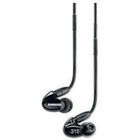 SHURE SE315-K-EFS наушники внутриканальные (наушники вставные) с одним драйвером, черные, отсоединяе