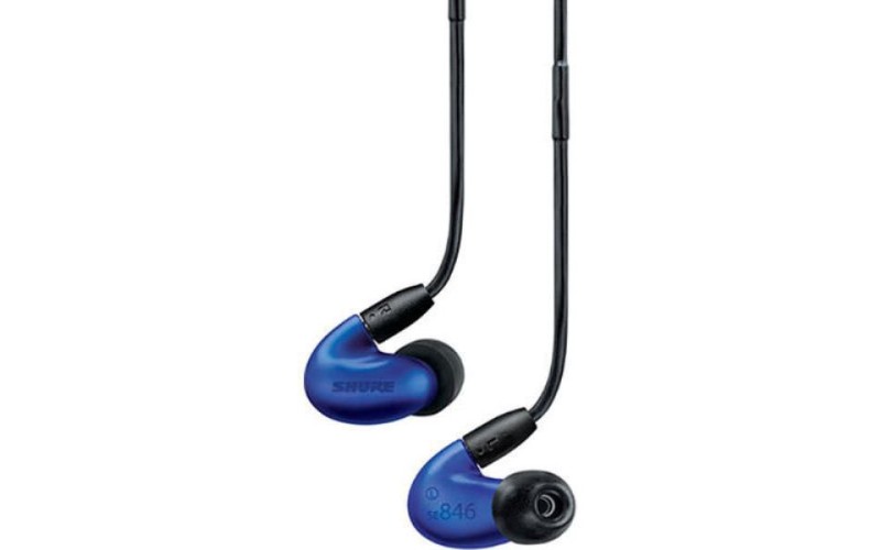 SHURE SE846-BLU+BT1-EFS премиальные беспроводные внутриканальные Bluetooth наушники, цвет синий.