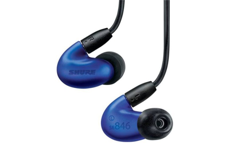 SHURE SE846-K+BT1-EFS премиальные беспроводные внутриканальные Bluetooth наушники, цвет черный.