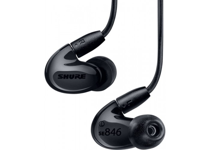 SHURE SE846-K-EFS наушники внутриканальные (наушники вставные), трехполосные, с четырьмя драйверами,