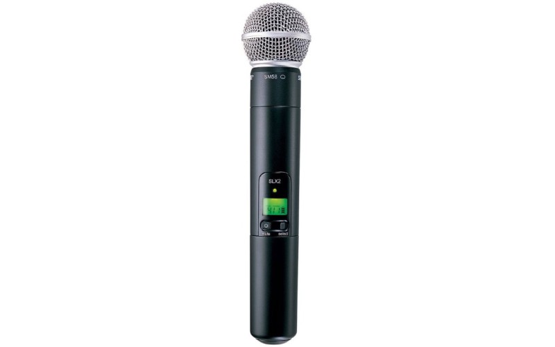 SHURE SLX2/BETA58 P4 702 - 726 MHz ручной передатчик системы SLX c капсюлем микрофона BETA58