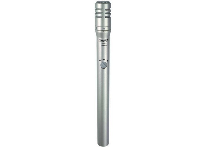 SHURE SM81 конденсаторный кардиоидный вокально-инструментальный микрофон