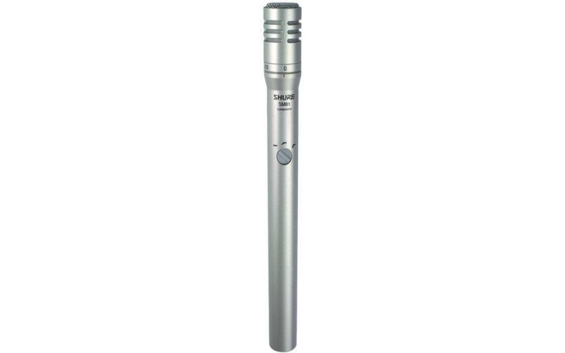 SHURE SM81 конденсаторный кардиоидный вокально-инструментальный микрофон
