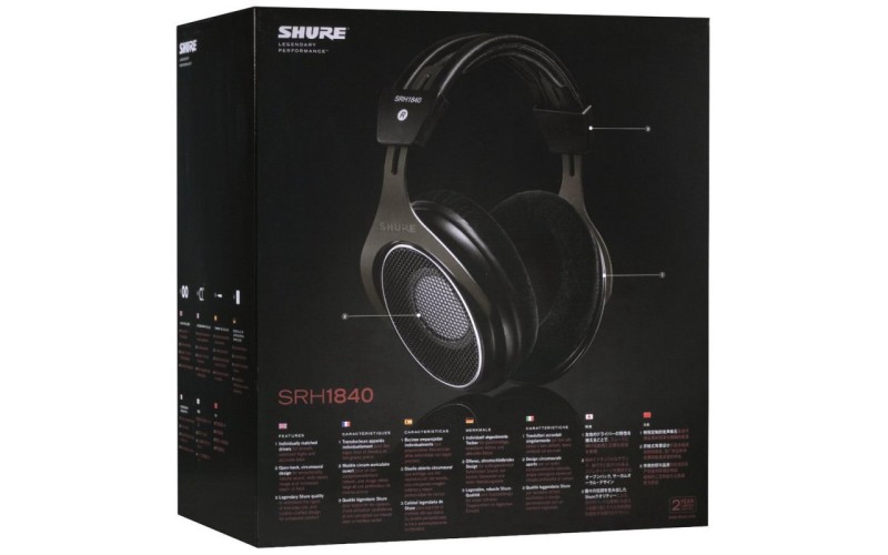 SHURE SRH1840 профессиональные наушники 