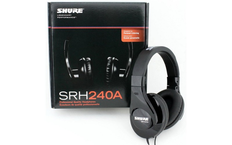 SHURE SRH240 профессиональные наушники закрытого типа