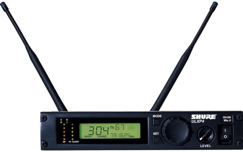 SHURE ULXP4E K2E 606 - 642 MHz двухантенный профессиональный приемник для радиосистем серии ULX