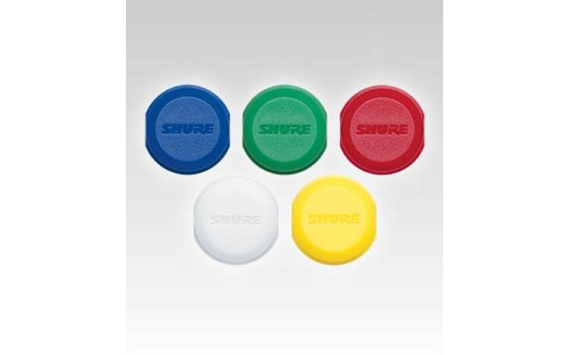 SHURE WA621 разноцветные накладки для ручных передатчиков BLX2, 5 шт.