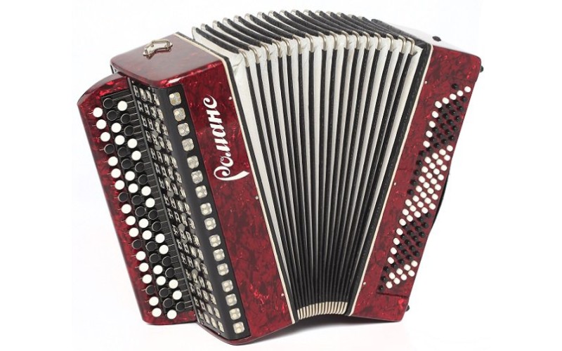 Шуйская Гармонь C9-RED Баян «Романс» 55х100-II, красный