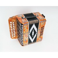 Шуйская Гармонь SZ48XL-A-GOLD Гармонь «Чайка» 19х12-II, золото