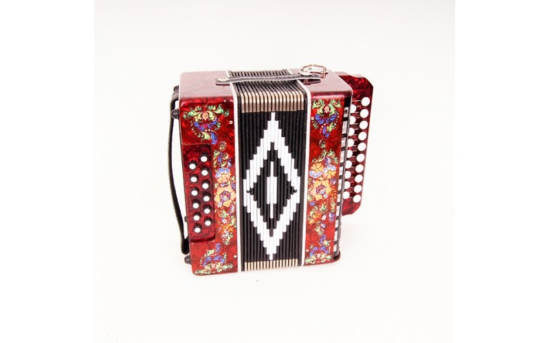 Шуйская Гармонь SZ48XL-G-RED Гармонь «Чайка» 19х12-II, красная