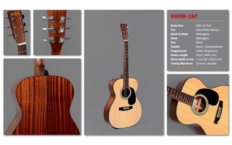 SIGMA 000M-1ST - акустическая гитара