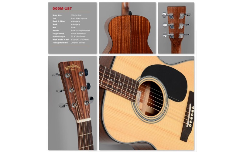 SIGMA 000M-1ST - акустическая гитара
