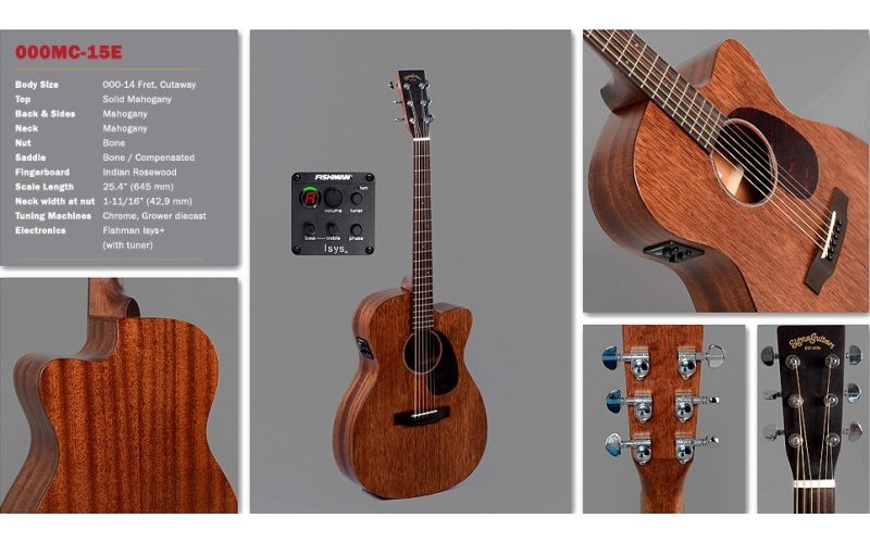 SIGMA 000MC-15E - электроакустическая гитара