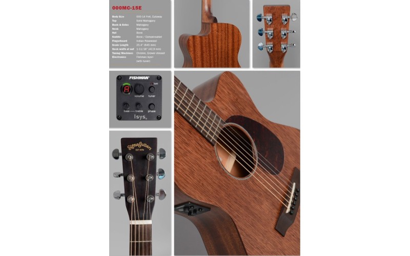 SIGMA 000MC-15E - электроакустическая гитара