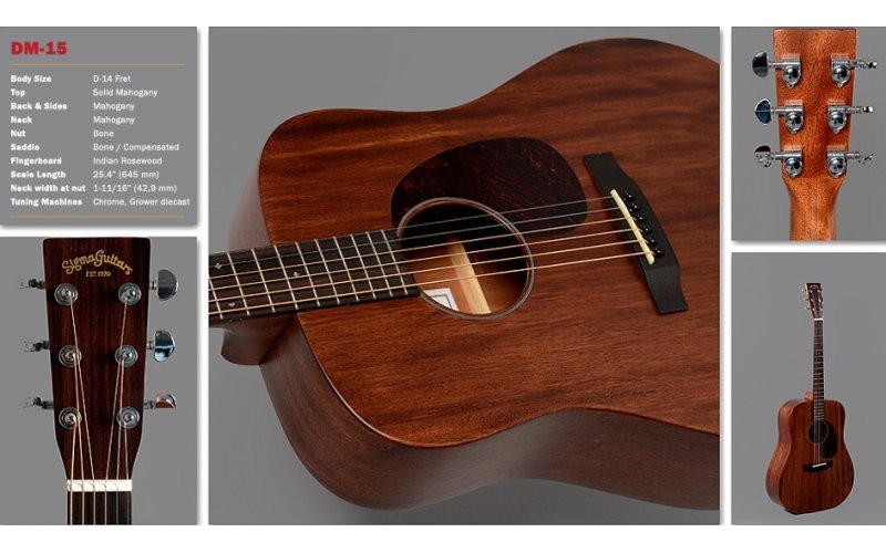 SIGMA DM-15 - акустическая гитара