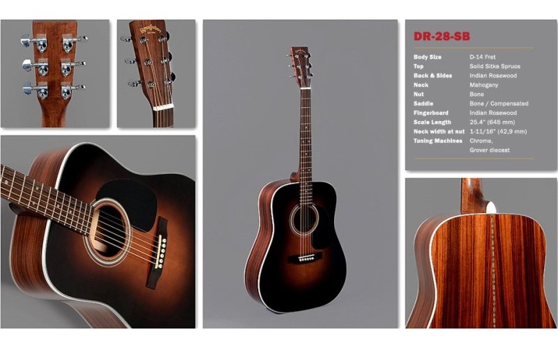 SIGMA DR-28-SB - акустическая гитара