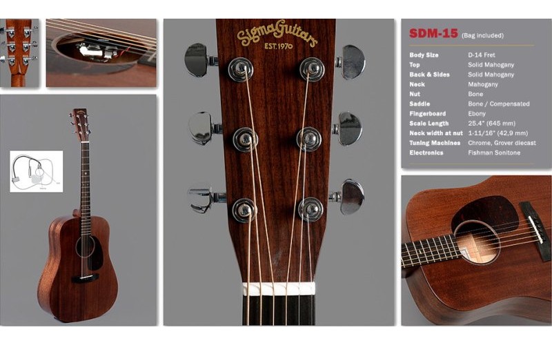 SIGMA SDM-15 - акустическая гитара