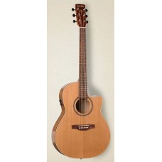 Simon & Patrick CWGT Folk Cedar QIT Электроакустическая гитара, с чехлом