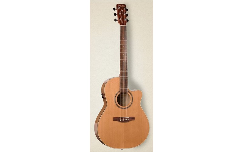 Simon & Patrick CWGT Folk Cedar QIT Электроакустическая гитара, с чехлом