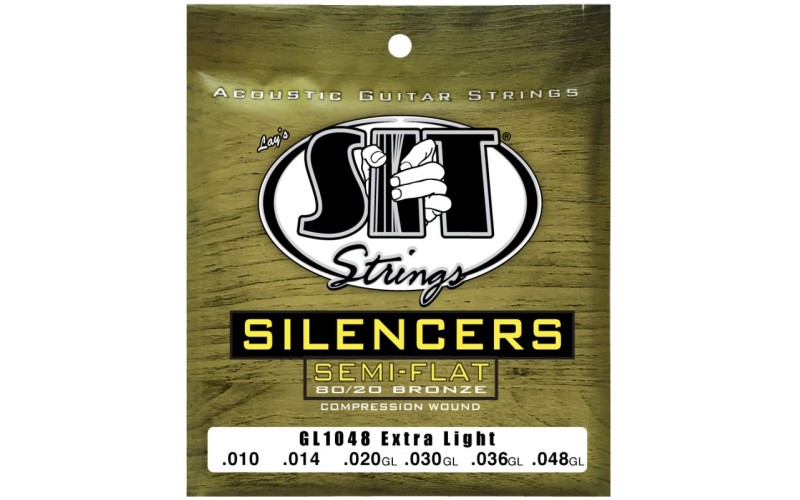 SIT GL1048 SILENCERS - струны для акустической гитары