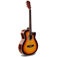 Smiger GA-H60 3TS 6-струнная акустическая гитара с вырезом, размер 40