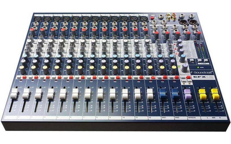 SOUNDCRAFT EFX12 Микшерная консль со встроенными эффектами