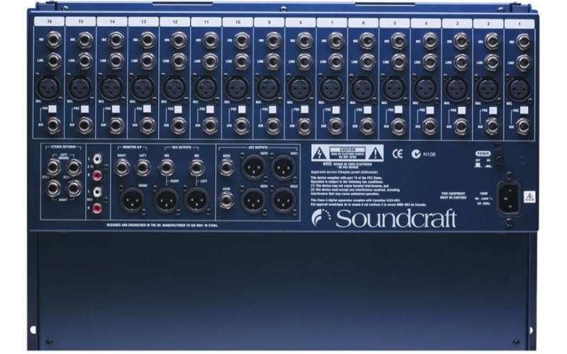 SOUNDCRAFT GB2R-16 рэковая микшерная консоль