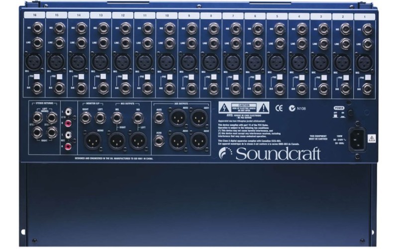 SOUNDCRAFT GB2R-16 рэковая микшерная консоль